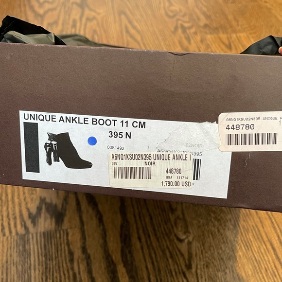Louis Vuitton unique ankle boot 11 cm size 39.5 - Picture 8 of 9
